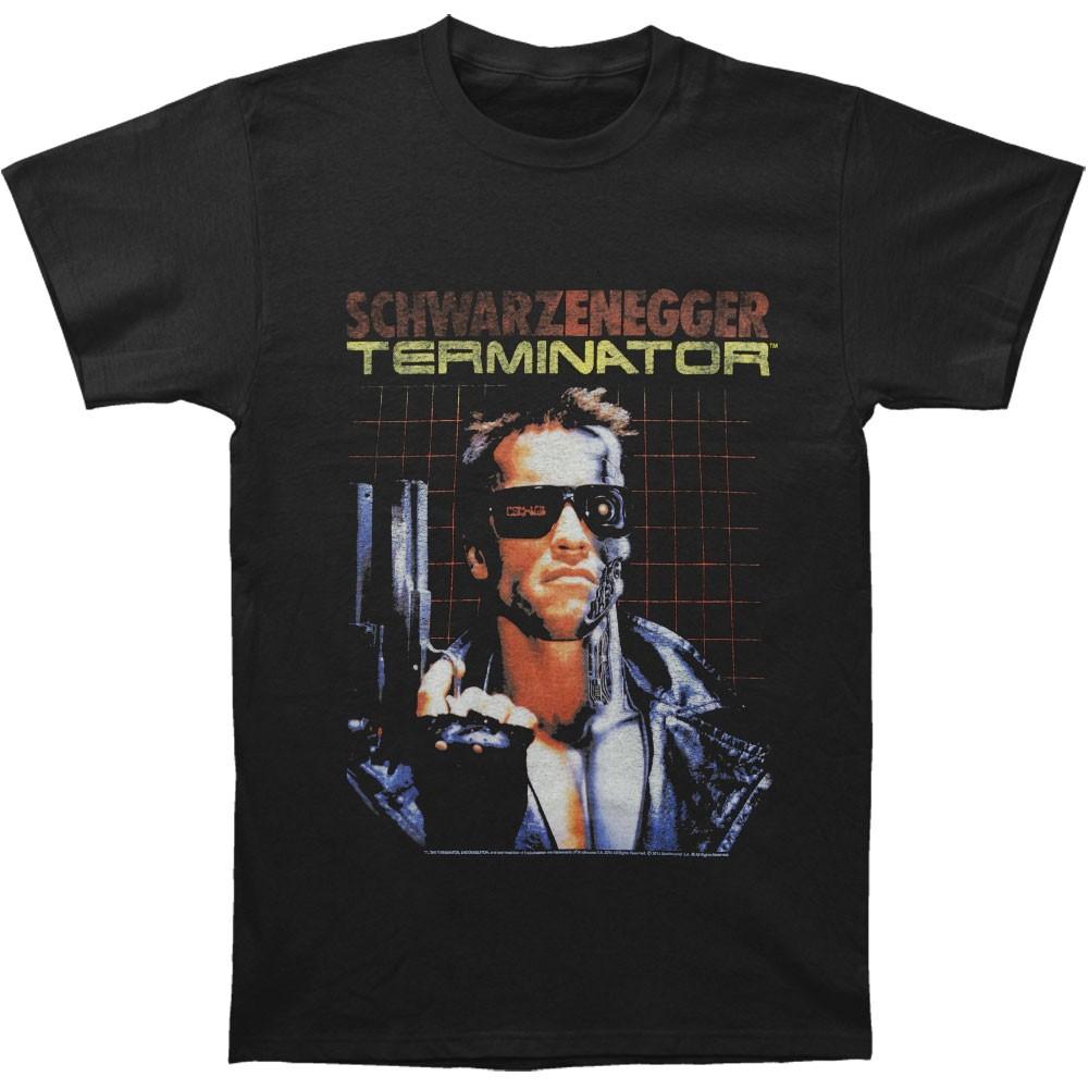 Men s Terminator Grid T-shirt XX-Large Black S