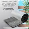 Self Adhesive Aluminium Foam Insulation Roll 5mm Thick Heat Insulation Board for Windows Floor Van Camper Wall Roof 1mx1m