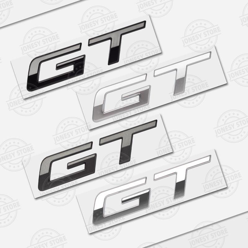 Auto Metal New GT Logo 3D Badge Lettering Decals Trunk Sticker For r333 301 306 307 308 3008 407 508 2008 RCZ Car Styling 333r