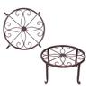 2PCS Plant Stand Flower Pot Potted Holder Indoor Outdoor Planter Supports Rack Office Decor