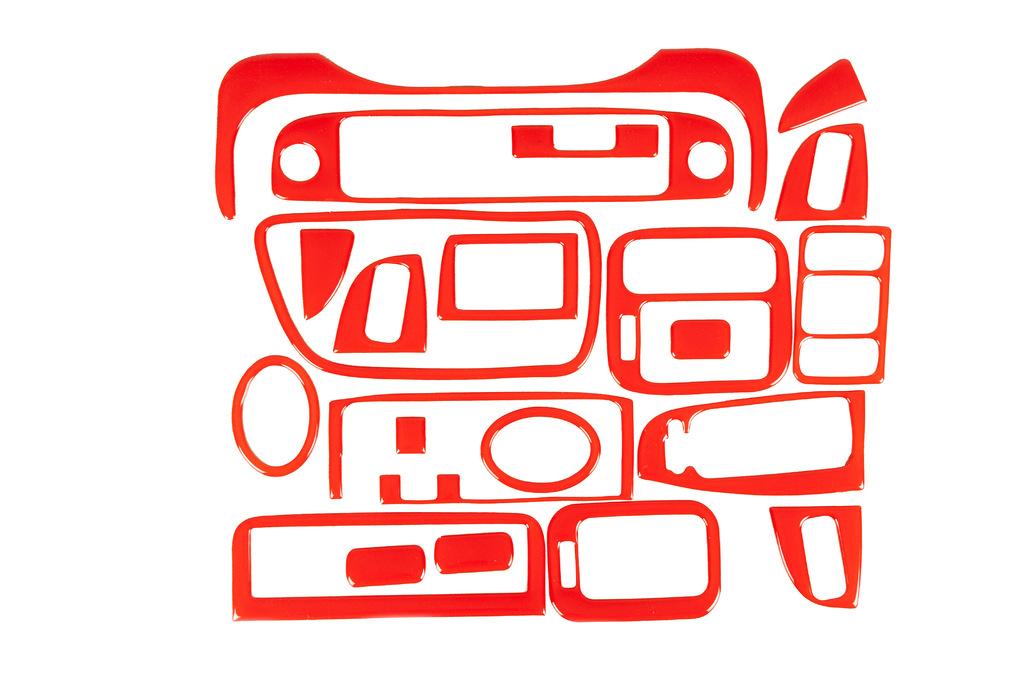 

Panel overlays (Red color) for Honda Civic 1995-2001