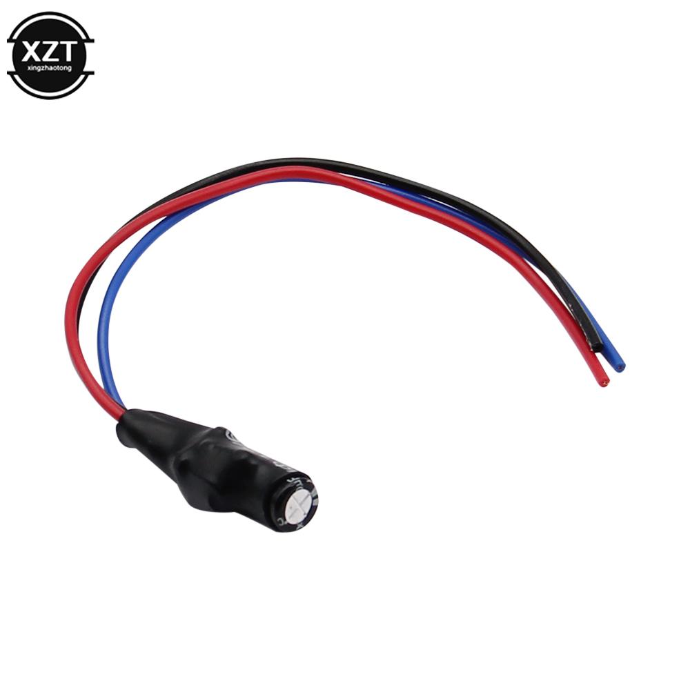 12v Car Power Relay Capacitor Filter Power Signal Filter Canbus Reverse Camera Power Rectifier белый