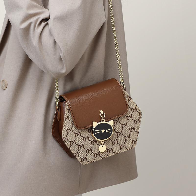 Neue Damen Umhängetasche Hochwertig und Modisch Ketten-Tasche Modische Leichte Luxustasche