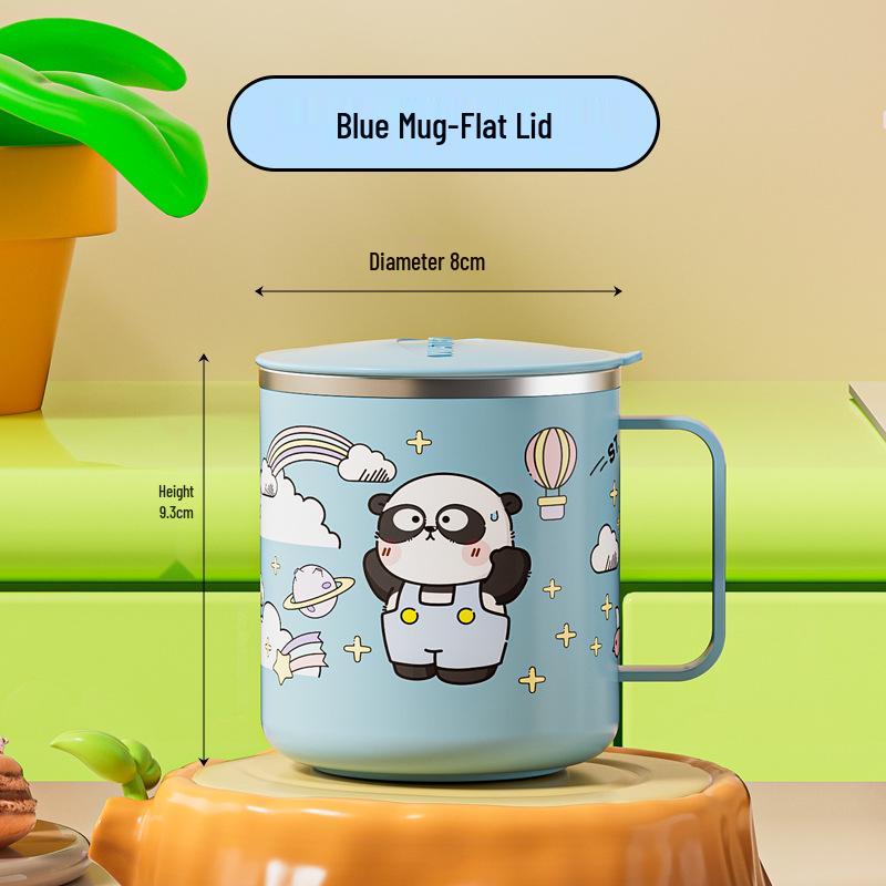 Beerus Stainless Steel Coffee Mug with Leak-Proof Lid - Dustproof Office Cup 400ML