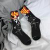 Ghost Band Cartoon Stockings Men's  Socks High Quality Fashion Socks Autumn Outdoor Sports Non Slip Pattern Socks Gift