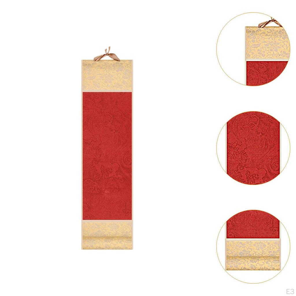 Chinese Art Scroll Paper Calligraphy Roll Writing Painting for Holiday