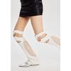 Women Harajuku Suspender Flared Leg Warmer Aesthetic Punk Garters Stockings Hollow Out Fishnet Leg Cover Streetwear