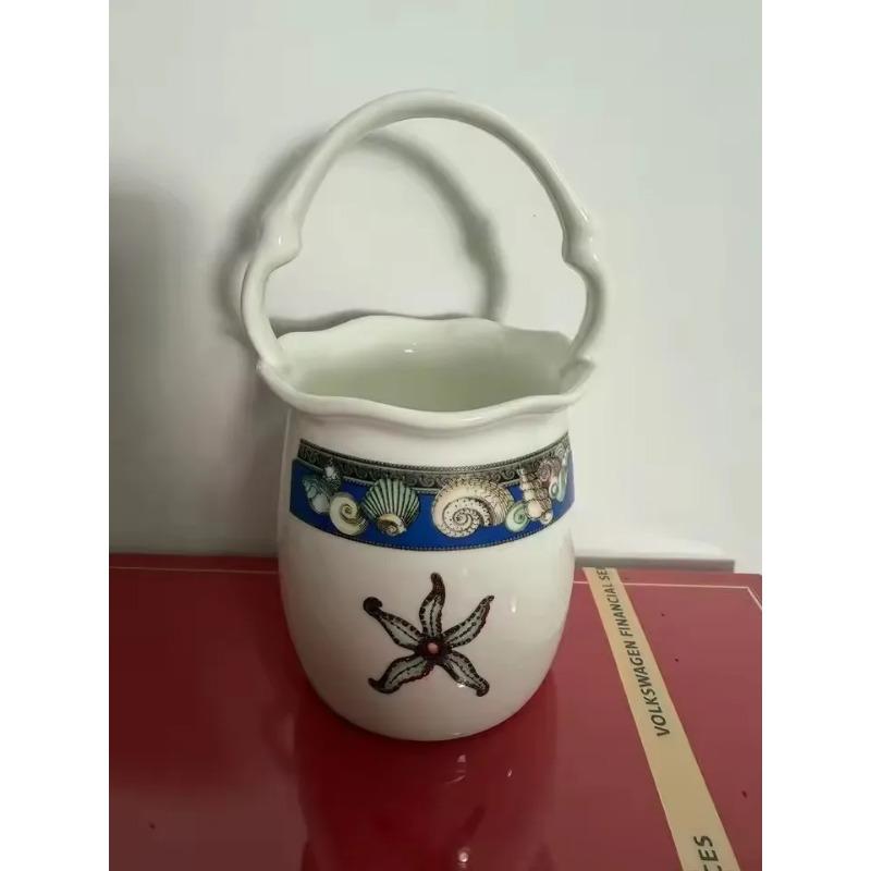 

Роскошная посуда из костяного фарфора «Синий океан», тарелки, западный клубный стиль, элитная, «Сердце моря», керамическая посуда, декоративная тарелка светло-серый