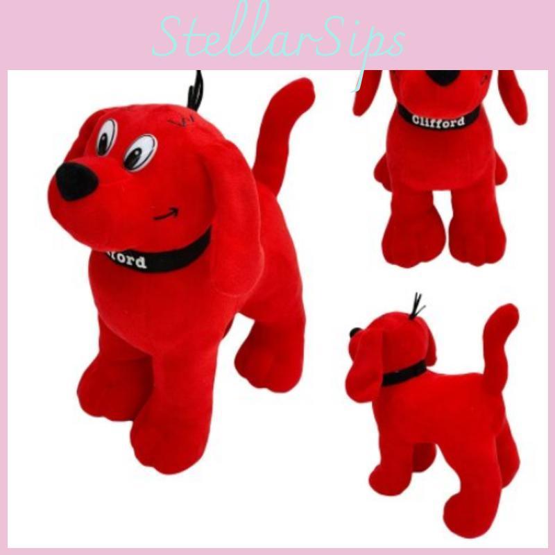 And Handsome Mighty Clifford The Big Red Dog Plush Doll Stuffed Toys Gift Kids