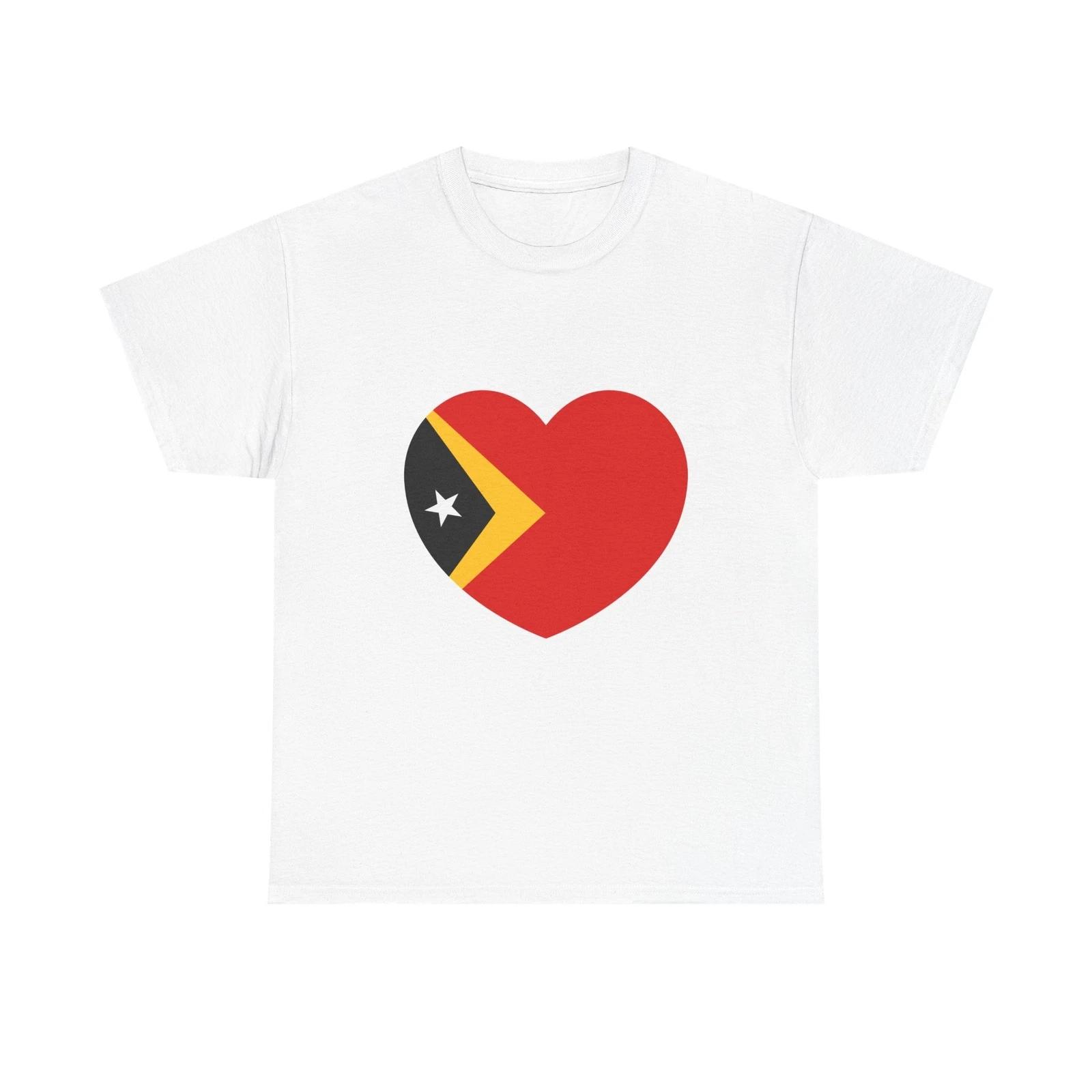 Heart Flag of East Timor - T shirt L