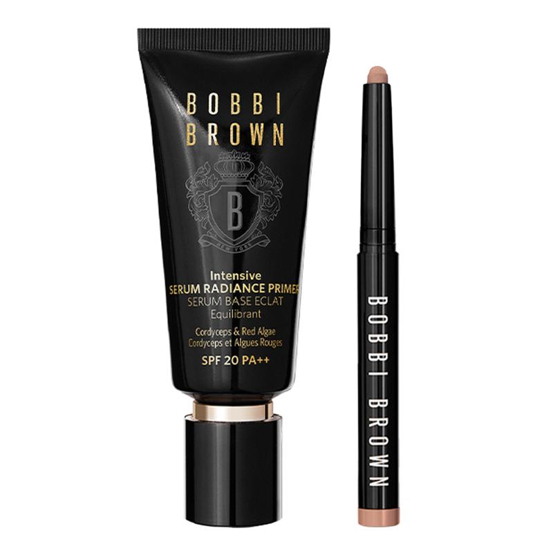 Набор: База под макияж Bobbi Brown Intensive Serum Radiance Primer SPF 25 PA++ и Стойкий кремовый карандаш для век 40ml+#22 TAUPE Te