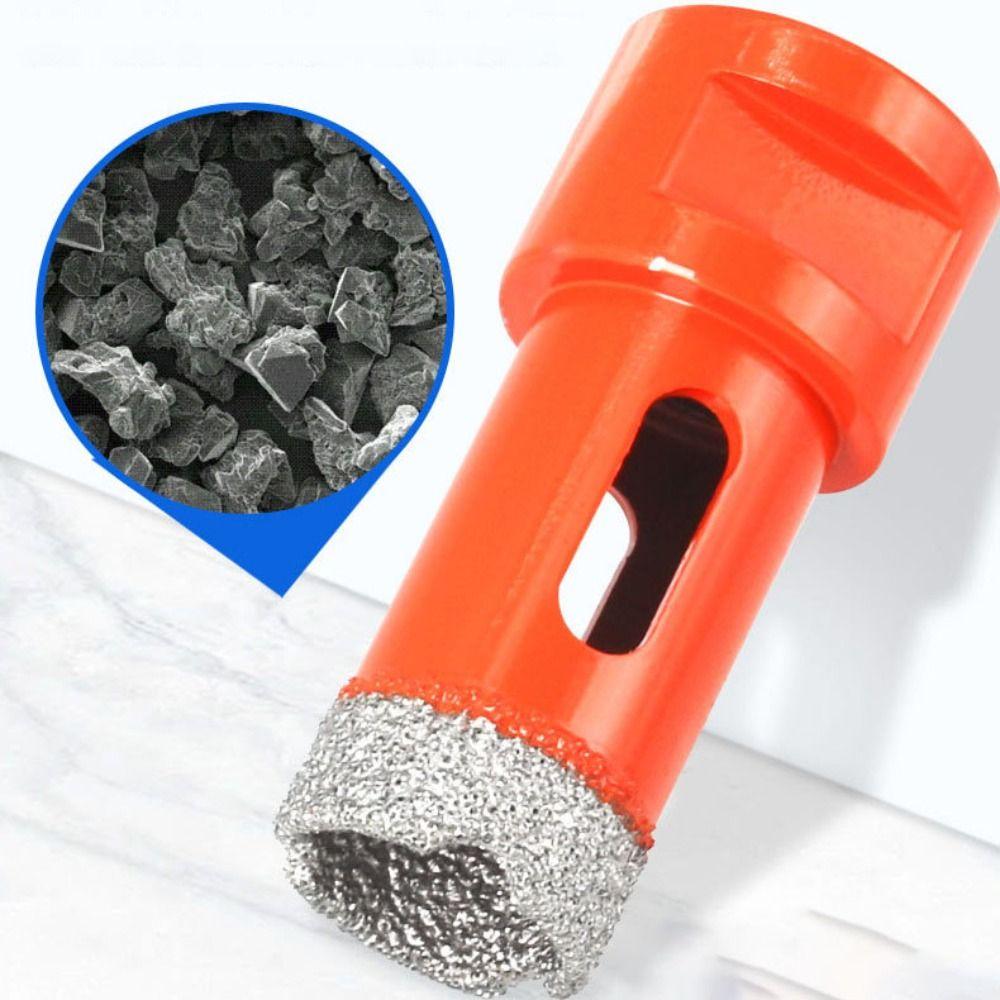 M14 Threaded Brazed Dry Drill Bit Hole Saw Cutter Durable Hole Opener Porcelain