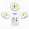 3w Super Bright Cob Under Cabinet Light Led Wireless Remote Control Dimmable Wardrobe Night Lamp Home Bedroom Closet Kitchen