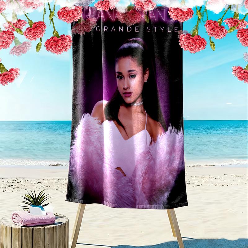 Ariana Grande Towel, Large Soft Quick Dry Towel for Beach Camping Swimming