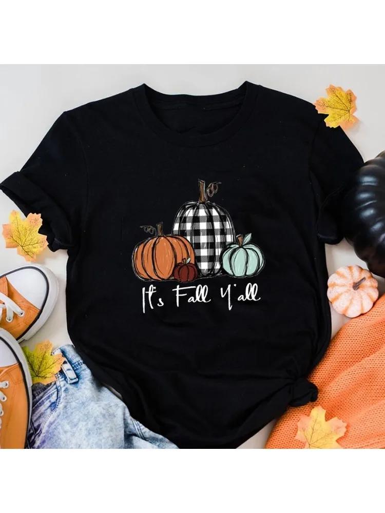 Thanksful Grateful Blessed Unisex Tshirt Funny Vintage Unisex Tshirt Pumpkin Plaid Harajuku Tumblr T Shirt Tee Tops