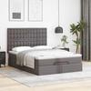 Cadre de lit avec matelas - Maison Exclusive - 140x200 cm - Similicuir - Rangement sous le lit
