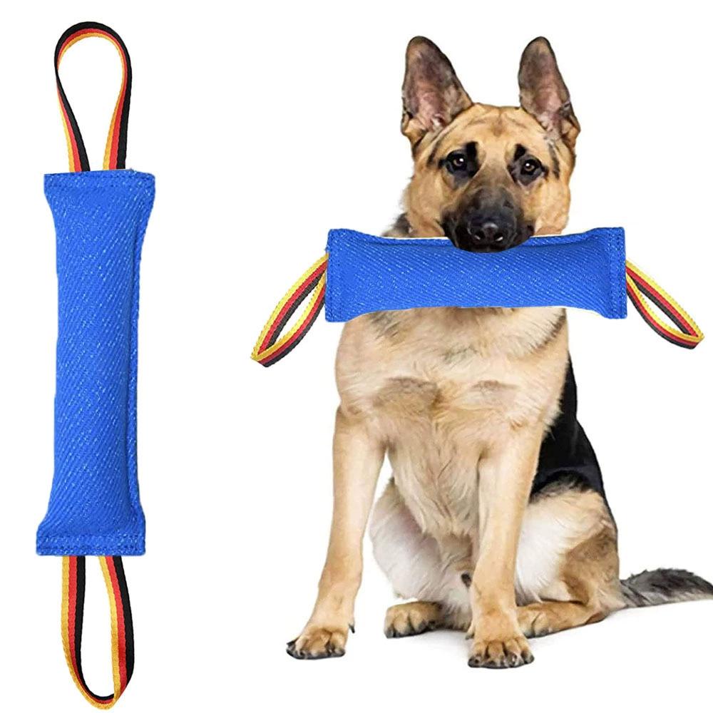 TEMU Dog Training Tear-Resistant Bite Stick: Interactive Tug-of-War, Fetch, and Chew Toy for Pets.