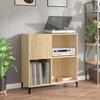 VidaXL Armoire à disques chêne sonoma 84,5x38x89 cm bois d'ingénierie 832000