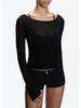 American Spicy Low-Waist Black Ultra-Shorts: Simple, Slimming, Tight-Fit Hot Pants