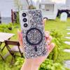 KEYSION Luxuxy Glitter Magnetic Phone Case for MagSafe for Samsung Galaxy S23 S24 S25 S26 Ultra 5G S26+ S25 Plus TPU+PC Shockproof Cover