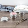 New Round Aluminum Tin Can Screw Lid Aluminum Metal Storage Jar 50ML Capacity 80ML Capacity Threaded Aluminum Box for Lipstick