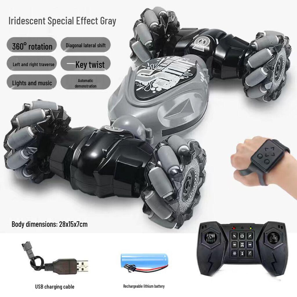 Rechargeable Gesture Sensing Transforming Car - Remote Control Off-Road Drift Toy for Kids