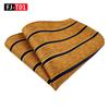 Herren Gestreiftes Polyester Seide Business Einstecktuch