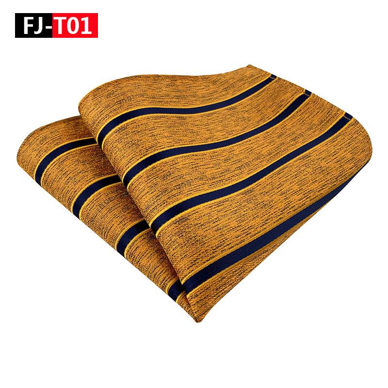 Herren Gestreiftes Polyester Seide Business Einstecktuch