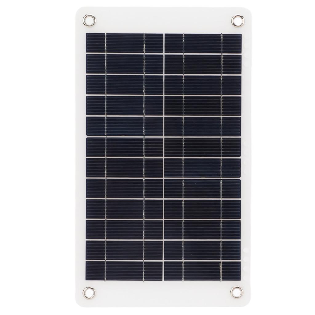 Solar Panel 12V 8.5W Monocrystalline Silicon Semi Flexible with Clip Solar Battery Charger for Outdoor