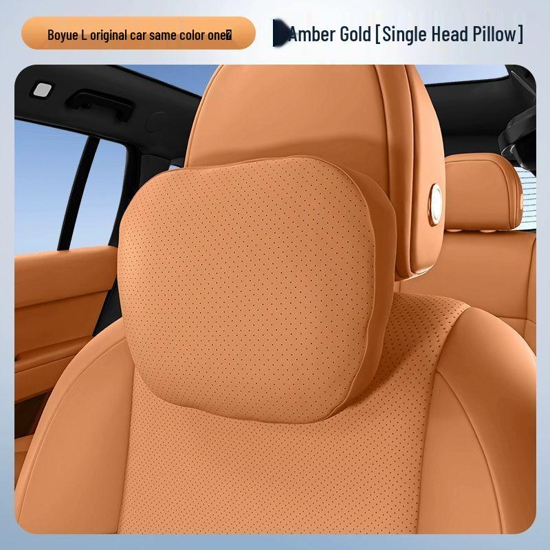 

Geely Boyue L Neck & Lumbar Support Set: Headrest Pillow & Waist Cushion for Car Interior Enhancement. Standard