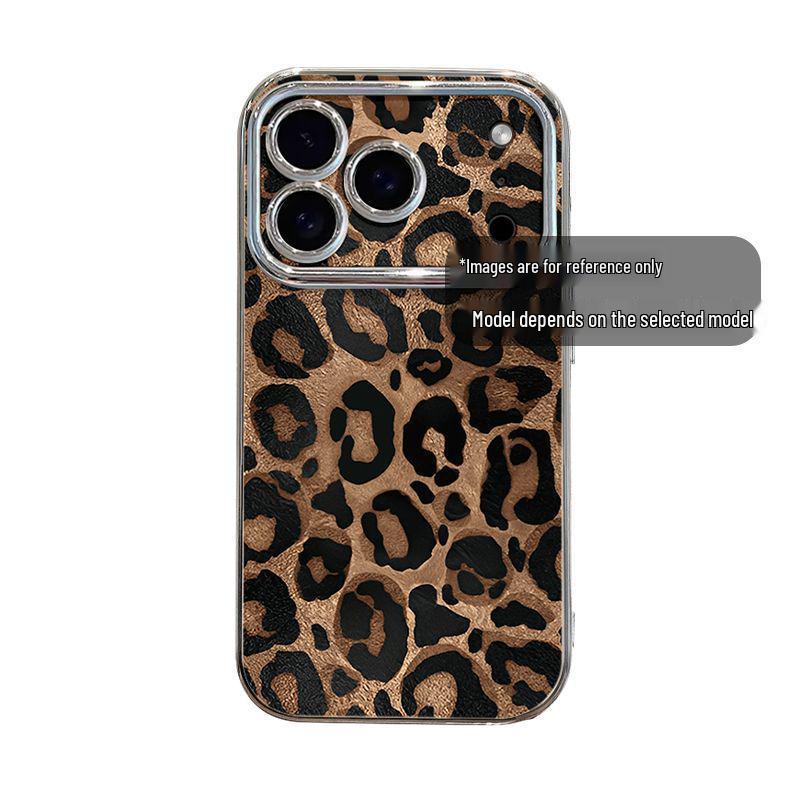 

Brown Leopard Print KT Apple iPhone16 Pro Max Anti-Fall Case - High Appearance Value iPhone 11 Pro