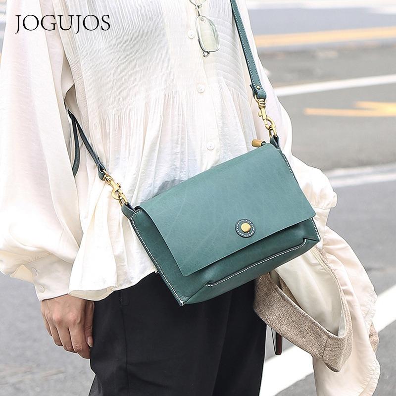 Hot-selling new product bags, first-layer cowhide leather women's bags, shoulder bags, retro fashion messenger bags, bags for women