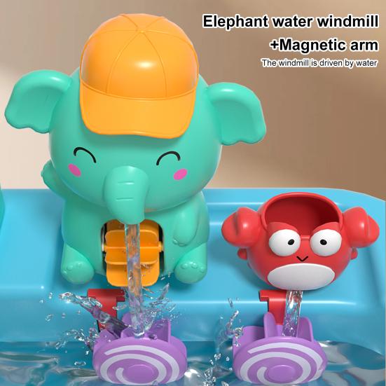 Jouets Lave-vaisselle pour Enfants et Tout-petits Jouet Évier de Cuisine avec Piste Toboggan à Eau Jeu de Pêche Magnétique Lave-vaisselle pour Jeu d'Imitation