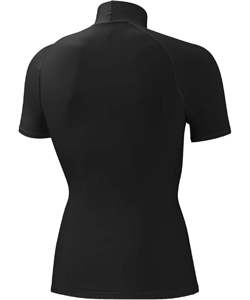 Mizuno 2021 Dry Accel Bio Gear Compression Training High Short UV Matte Size M Men's Shirt, Neck, Sleeves, Moisture-Wicking, Quick-Drying, Stretch,