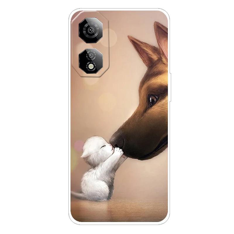 Für ZTE nubia Neo 2 Klare Hülle Z2352N Cartoon Cooles Silikon Handyhülle Für Nubia Neo 5G 8150N Transparenter Weicher TPU Schutz