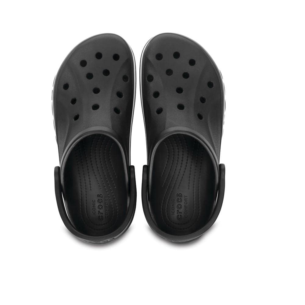 Crocs BAYABAND CLOG SVART/HVIT 27.0CM