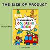 Fun Coloring Book, 32 Pages Children'S Drawing Book Graffiti Cartoon Animals, Transportation, Food Themes, Colorful Pen Drawing