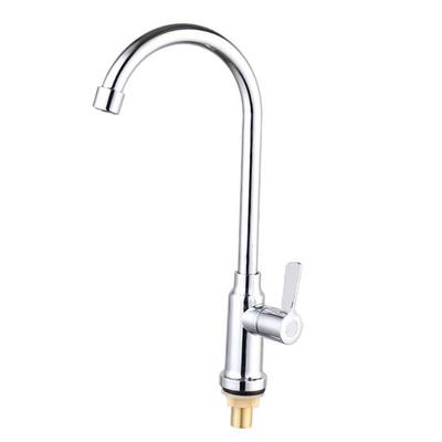 1 Pcs G1/2 Plastic Kitchen  Water Purifier Single Lever Hole Cold Tap Dishsink Vertical Faucet Accessories