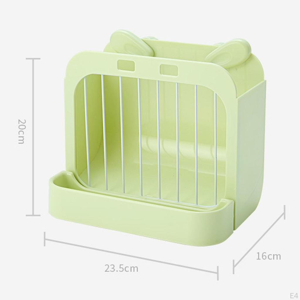 Hay Feeder Bunny Rack Holder Feeding Manger Food Bowl Dispenser for Rodents Bunnies