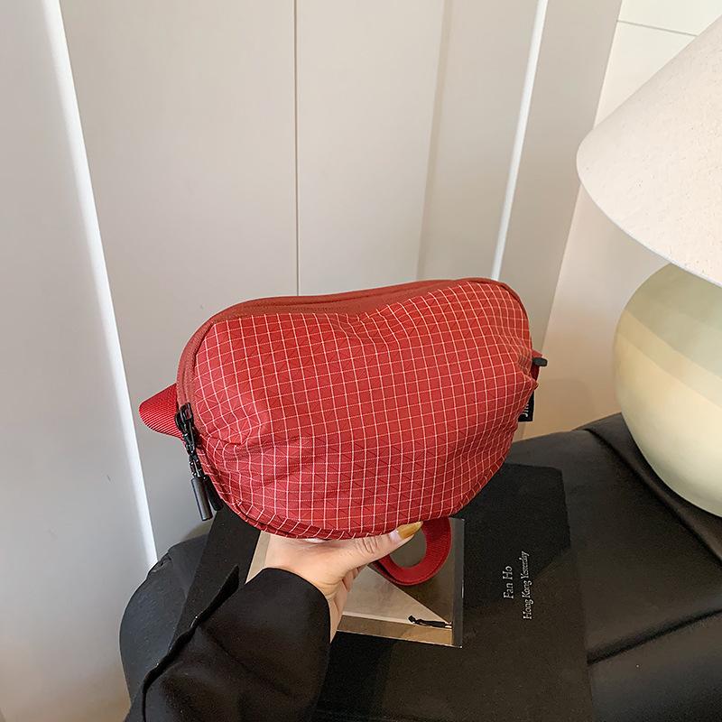 

Oxford cloth waterproof messenger bag small square bag student portable simple casual women s shoulder bag large capacity commuting красный