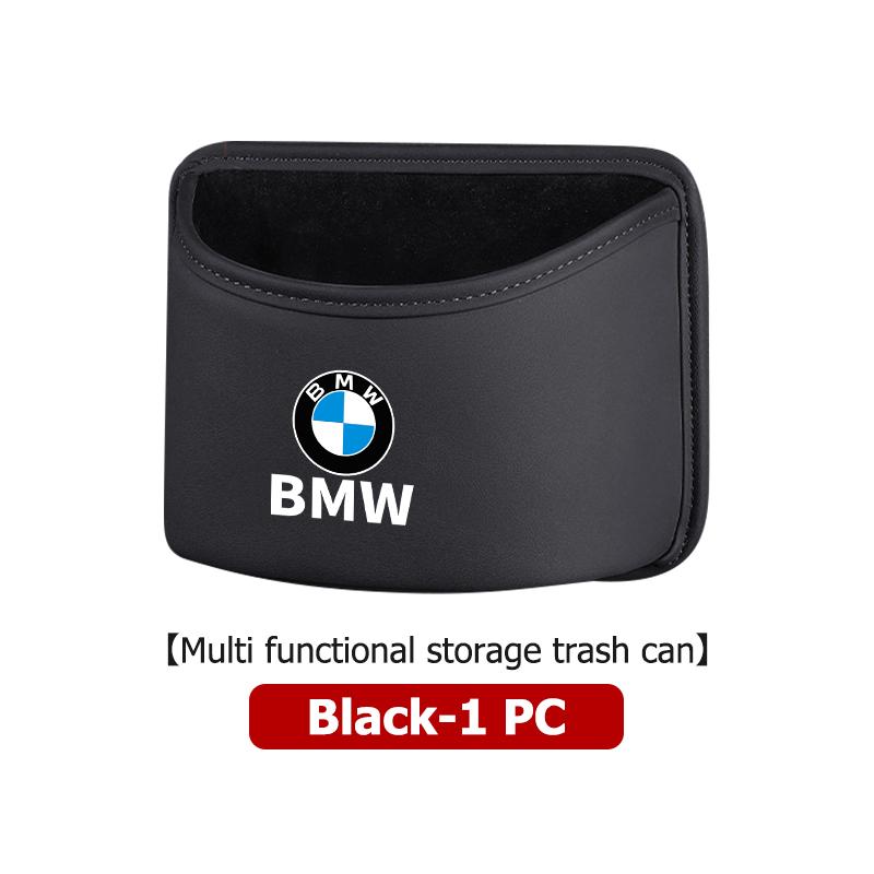 

Car Garbage Bag Seat Trash Can Leather Storage Pocket For BMW E46 E90 E60 F10 E39 F30 E36 E87 E90 E30 E53 F31 E92