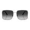 Coach Logo Metal Square Sunglasses Unisex Sunglasses Silver 0HC7174D