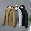 Men's Hooded Cold Resistant Winter Jacket Thickened Warm Lightweight Casual Loose Comfortable Cotton Jacket Punching Jacket