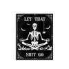 2D Halloween Black Skeleton Doors Festival Party Scene Door And Window Decoration Decoration Wooden Hanging Pendants