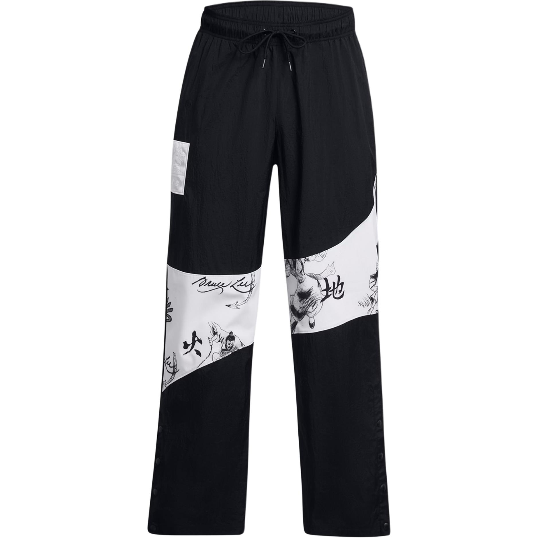 Under Armour Curry X Bruce Lee SS24 Color Block Waterproof Casual Pants 1382884-001 M