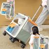 Cat Carrier Pet Rolling Foldable Transport Box Trolley Backpack Handbag for Small Dogs Large