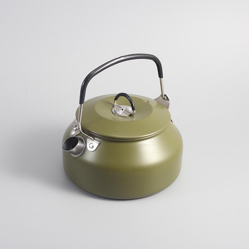 Portable Outdoor 304 Stainless Steel Camping Kettle and Coffee Pot