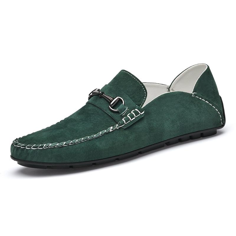 2025 Genuine Leather Men s Slip-on Driving Shoes - Casual, Large/Sizes, Spring Autumn 41
