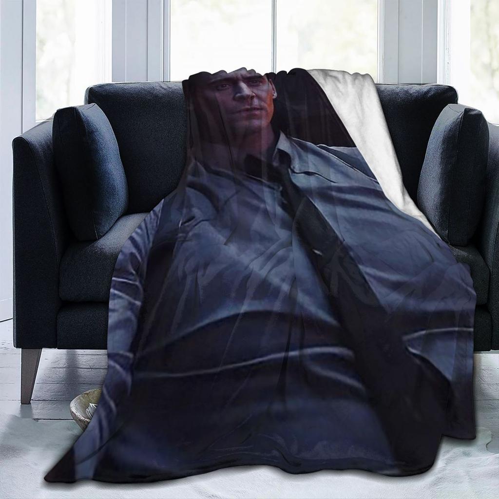 HD Latest Tom Hiddleston Collage Actor Blankets Flannel Throw Blanket Portable Throw Blankets for Couch Bedding Throws Bedspread