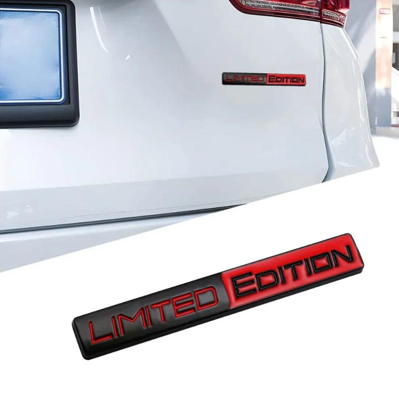 3D Limited Edition Metal Aluminium Adhesive Emblem Rear Trunk Badge Fender Sticker Body Decal Car Emblem